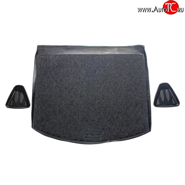 1 699 р. Коврик в багажник (с 2-мя карманами) Aileron (полиуретан, покрытие Soft) Mazda CX-5 KE дорестайлинг (2011-2014)  с доставкой в г. Вологда