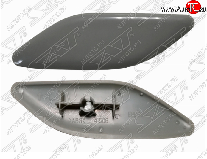 399 р. Левая крышка омывателя фары SAT Mazda CX-7 ER рестайлинг (2010-2012) (Неокрашенная)  с доставкой в г. Вологда