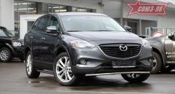 15 344 р. Защита переднего бампера (d42) Premium Souz-96 Mazda CX-9 TB дорестайлинг (2007-2009)  с доставкой в г. Вологда. Увеличить фотографию 2