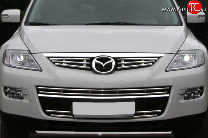 827 р. Декоративные вставки воздухозаборника Novline Mazda CX-9 TB дорестайлинг (2007-2009)  с доставкой в г. Вологда