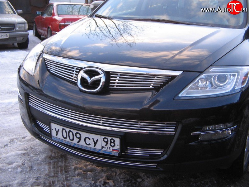 10 199 р. Декоративная вставка воздухозаборника Berkut Mazda CX-9 TB дорестайлинг (2007-2009)  с доставкой в г. Вологда