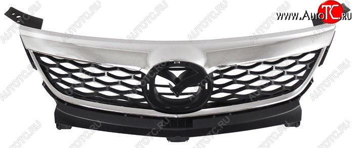 7 599 р. Решётка радиатора SAT  Mazda CX-9  TB (2009-2012) 1-ый рестайлинг (Неокрашенная)  с доставкой в г. Вологда