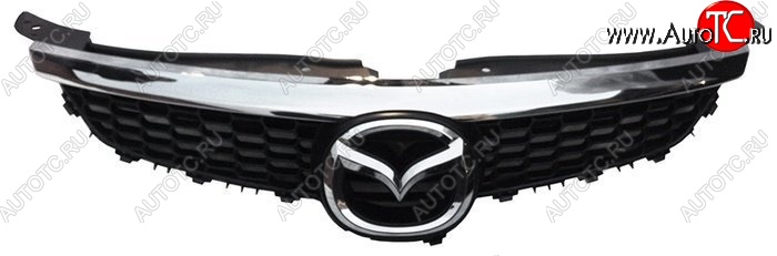 16 899 р. Решётка радиатора SAT (с хром молдингом) Mazda CX-9 TB дорестайлинг (2007-2009) (Неокрашенная)  с доставкой в г. Вологда