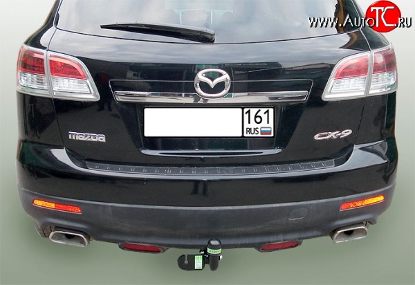 5 749 р. Фаркоп Лидер Плюс Mazda CX-9 TB дорестайлинг (2007-2009) (Без электропакета)  с доставкой в г. Вологда