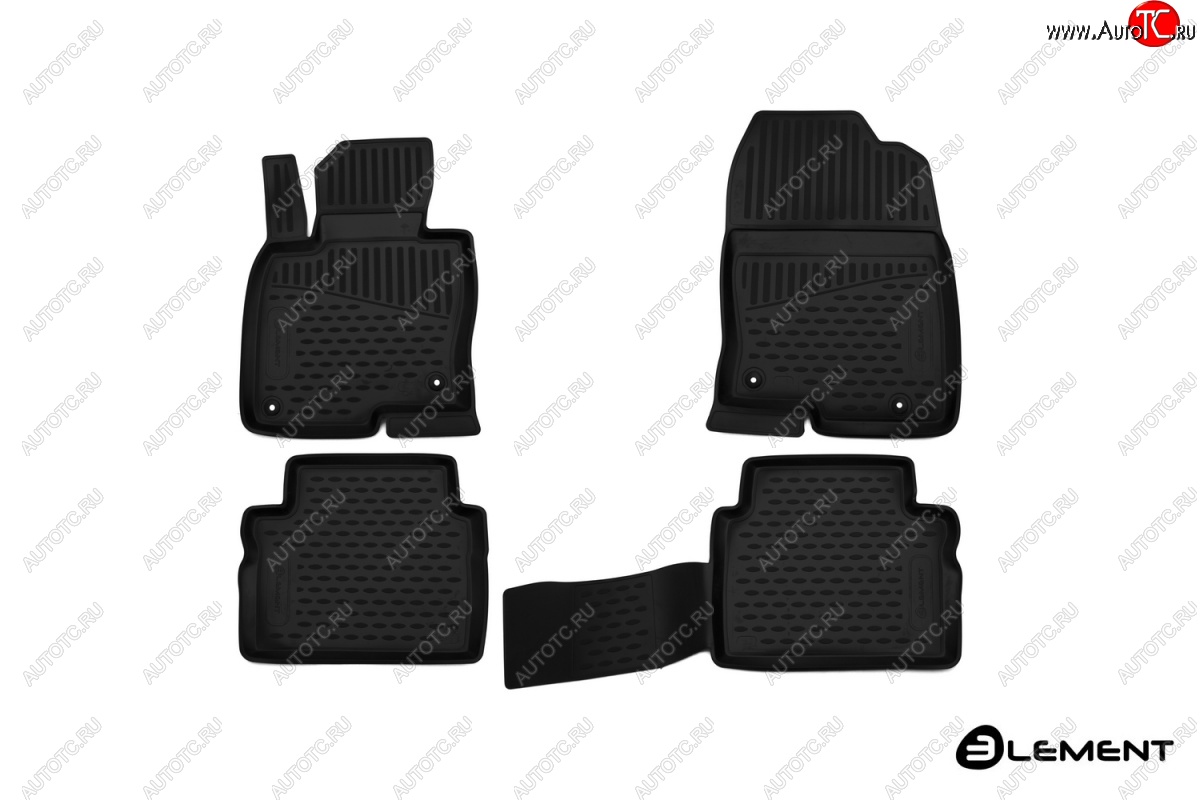 2 699 р. Коврики в салон (полиуретан) Element Mazda CX-5 KF (2016-2025)  с доставкой в г. Вологда