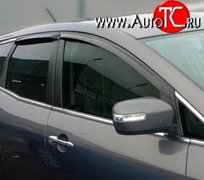 999 р. Комплект дефлекторов окон (ветровиков) 4 шт. Russtal Mazda CX-7 ER дорестайлинг (2006-2010)  с доставкой в г. Вологда