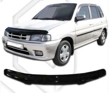 Дефлектор капота CA-Plastic Mazda Demio  1 DW (1996-2002) дорестайлинг, рестайлинг