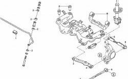709 р. Полиуретановый сайлентблок нижних поперечных тяг задней подвески Mazda 323/Familia седан BJ дорестайлинг (1998-2000)  с доставкой в г. Вологда. Увеличить фотографию 2