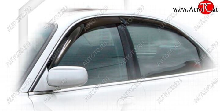 1 999 р. Дефлектора окон CA-Plastiс  Mazda Millenia (1992-2003) (Classic полупрозрачный, Без хром.молдинга)  с доставкой в г. Вологда