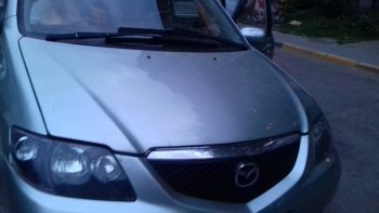 12 899 р. Капот стеклопластиковый Стандарт Mazda MPV LW дорестайлинг (1999-2002)  с доставкой в г. Вологда. Увеличить фотографию 2
