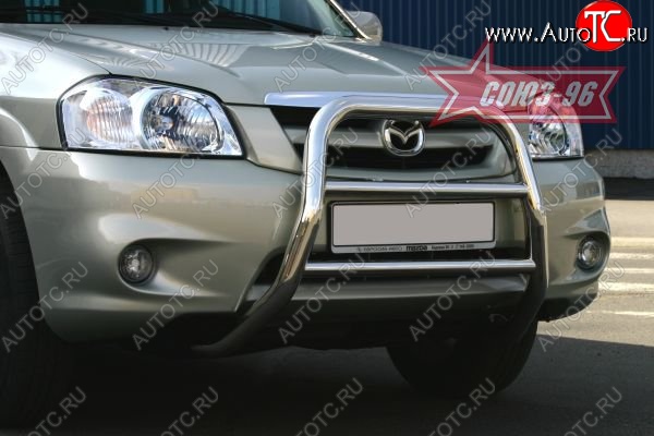 12 599 р. Защита порогов Souz-96 (d60) Mazda Tribute  рестайлинг (2008-2011)  с доставкой в г. Вологда
