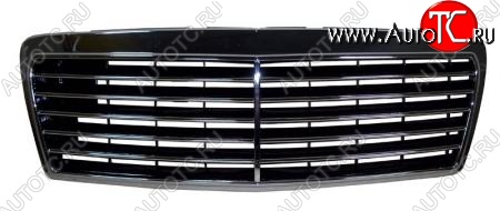 7 549 р. Решётка радиатора SAT Mercedes-Benz E-Class W210 седан рестайлинг (1999-2002) (Неокрашенная)  с доставкой в г. Вологда