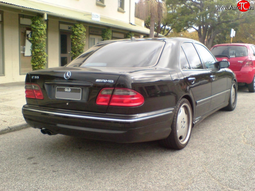 12 599 р. Задний бампер AMG Mercedes-Benz E-Class W210 дорестайлинг седан (1996-1999) (Неокрашенный)  с доставкой в г. Вологда