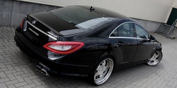 4 499 р. Спойлер багажника AMG Mercedes-Benz CLS class W218 (2011-2017) (Неокрашенный)  с доставкой в г. Вологда. Увеличить фотографию 2