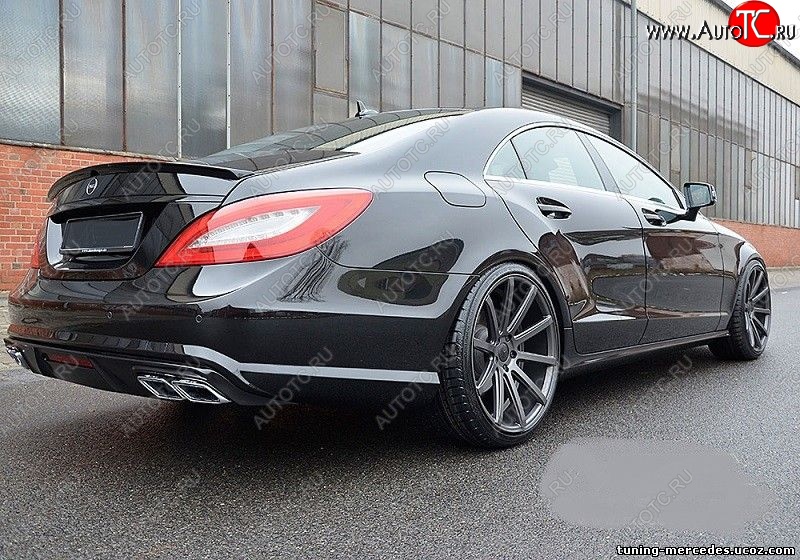 4 499 р. Спойлер багажника AMG Mercedes-Benz CLS class W218 (2011-2017) (Неокрашенный)  с доставкой в г. Вологда