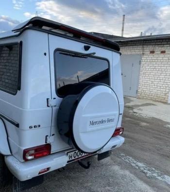 9 999 р. Колпак (крышка) запаски (R16-20) AMG KOLPAKA.NET Mercedes-Benz G class W463 5 дв. дорестайлинг (1989-1994) (наклейка AMG черная)  с доставкой в г. Вологда. Увеличить фотографию 4