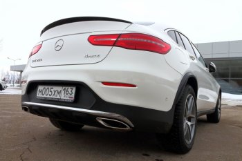 7 249 р. Спойлер багажника Autostl Mercedes-Benz GLC class C253 (2016-2025) (Неокрашенный)  с доставкой в г. Вологда. Увеличить фотографию 2