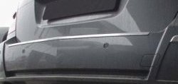 9 699 р. Защитная накладка на задний бампер СТ Mercedes-Benz GLK class X204 рестайлинг (2012-2015)  с доставкой в г. Вологда. Увеличить фотографию 2