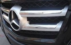 8 599 р. Хромированые накладки решетки радиатора СТ Mercedes-Benz GLK class X204 рестайлинг (2012-2015)  с доставкой в г. Вологда. Увеличить фотографию 2