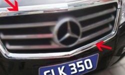 11 699 р. Накладка на решетку радиатора СТ Mercedes-Benz GLK class X204 рестайлинг (2012-2015)  с доставкой в г. Вологда. Увеличить фотографию 2
