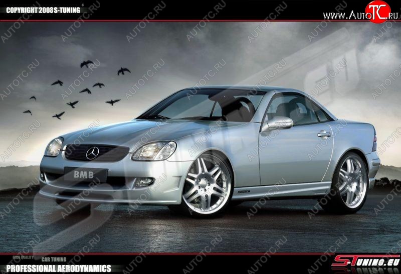 14 199 р. Пороги накладки ВМВ Mercedes-Benz SLK class R170 (1996-2003)  с доставкой в г. Вологда