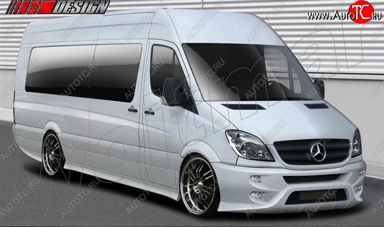 8 899 р. Передний бампер ST Mercedes-Benz Sprinter W906 (2006-2013)  с доставкой в г. Вологда