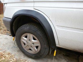 7 149 р. Накладки на колёсные арки CT Mercedes-Benz Sprinter W901 (1995-2000) (Неокрашенные)  с доставкой в г. Вологда. Увеличить фотографию 3