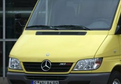 13 549 р. Пластиковый капот (Classic) Стандартный Mercedes-Benz Sprinter W901 (1995-2000)  с доставкой в г. Вологда. Увеличить фотографию 3