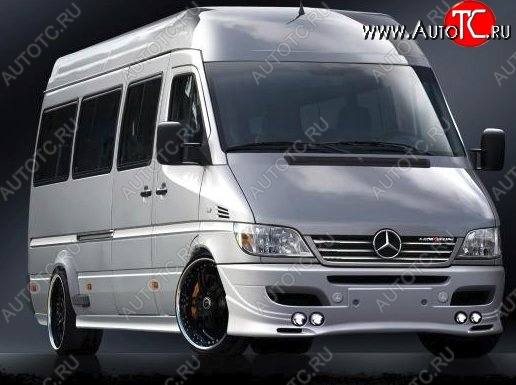 11 049 р. Передний бампер CT Mercedes-Benz Sprinter W901 (1995-2000) (Неокрашенный)  с доставкой в г. Вологда