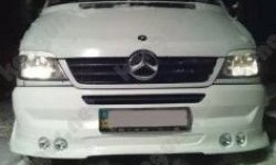 1 649 р. Реснички на фары CT Mercedes-Benz Sprinter W901 (1995-2000) (Неокрашенные)  с доставкой в г. Вологда. Увеличить фотографию 2