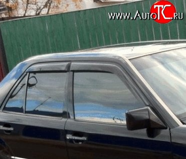 999 р. Комплект дефлекторов окон (ветровиков) 4 шт. (седан) Russtal Mercedes-Benz E-Class W124 седан дорестайлинг (1984-1993)  с доставкой в г. Вологда