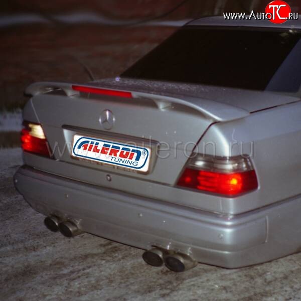 2 149 р. Спойлер Aileron Mercedes-Benz E-Class W124 седан дорестайлинг (1984-1993) (Неокрашенный)  с доставкой в г. Вологда