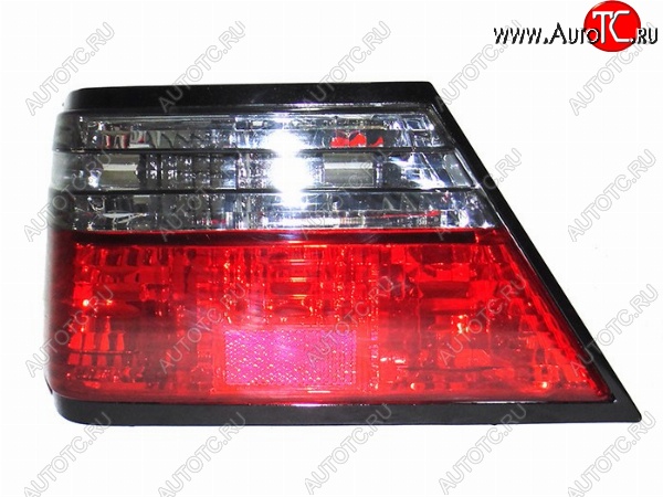 2 299 р. Левый задний фонарь SAT (93-95, черный хрусталь)  Mercedes-Benz E-Class  W124 (1984-1993) седан дорестайлинг  с доставкой в г. Вологда