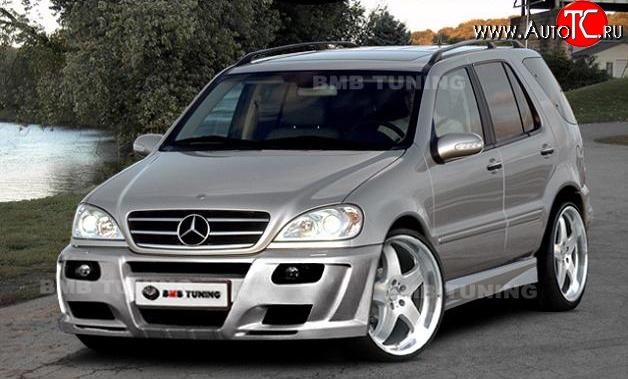 7 599 р. Передний бампер Neodesign Mercedes-Benz ML class W163 дорестайлинг (1997-2001)  с доставкой в г. Вологда