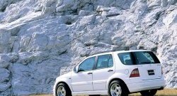 11 399 р. Пороги накладки Executive Line Wald Mercedes-Benz ML class W163 дорестайлинг (1997-2001) (Неокрашенные)  с доставкой в г. Вологда. Увеличить фотографию 4