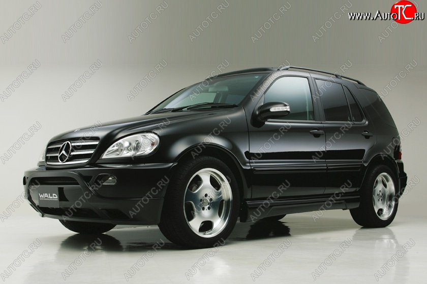 11 399 р. Пороги накладки Executive Line Wald Mercedes-Benz ML class W163 дорестайлинг (1997-2001) (Неокрашенные)  с доставкой в г. Вологда