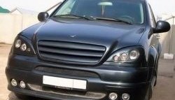 6 549 р. Решётка радиатора (дорестайлинг) Brabus Mercedes-Benz ML class W163 дорестайлинг (1997-2001) (Неокрашенная)  с доставкой в г. Вологда. Увеличить фотографию 4