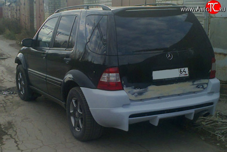 13 649 р. Задний бампер M-VRS Mercedes-Benz ML class W163 дорестайлинг (1997-2001) (Неокрашенный)  с доставкой в г. Вологда