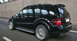 8 449 р. Накладки на колёсные арки CT Mercedes-Benz ML class W164 дорестайлинг (2005-2008) (Неокрашенные)  с доставкой в г. Вологда. Увеличить фотографию 5