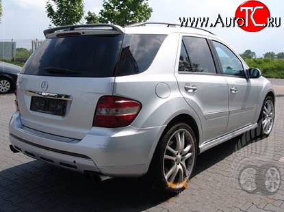 4 899 р. Диффузор заднего бампера BRABUS Mercedes-Benz ML class W164 дорестайлинг (2005-2008) (Неокрашенная)  с доставкой в г. Вологда