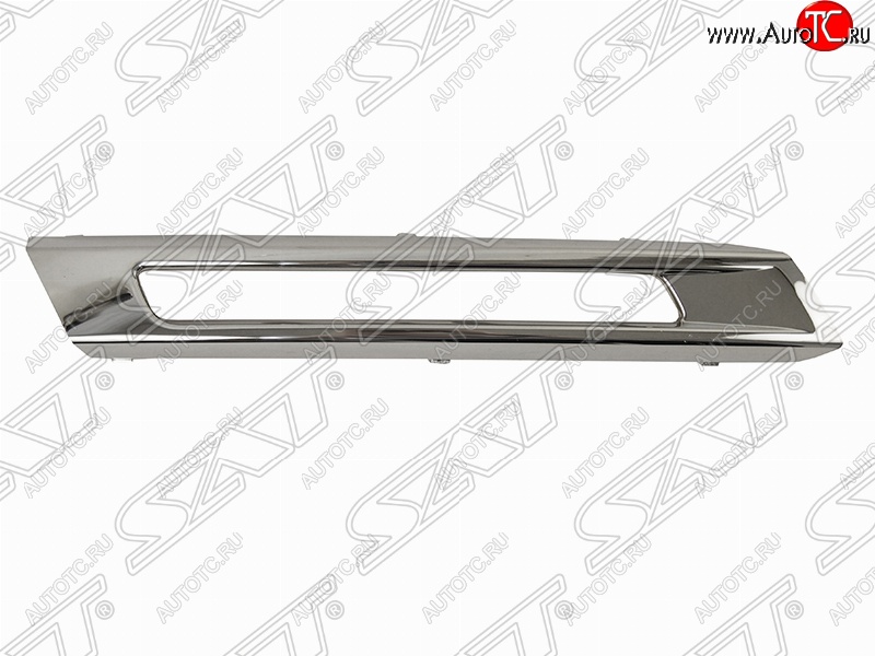 3 079 р. Левая рамка ДХО SAT (хром) Mercedes-Benz ML class W166 (2011-2015)  с доставкой в г. Вологда