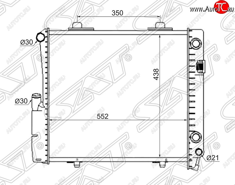 8 549 р. Радиатор двигателя (пластинчатый, 2.6/3.2, МКПП/АКПП) SAT Mercedes-Benz C-Class W201 седан (1982-1992) с доставкой в г. Вологда Увеличить фотографию 1 8 549 р. Радиатор двигателя (пластинчатый, 2.6/3.2, МКПП/АКПП) SAT Mercedes-Benz C-Class W201 седан (1982-1992) с доставкой в г. Вологда