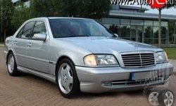 11 399 р. Передний бампер AMG Mercedes-Benz C-Class W202 дорестайлинг седан (1993-1997) (Неокрашенный)  с доставкой в г. Вологда. Увеличить фотографию 2