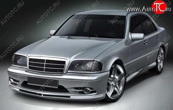 13 049 р. Передний бампер CT Mercedes-Benz C-Class W202 дорестайлинг седан (1993-1997) (Неокрашенный)  с доставкой в г. Вологда