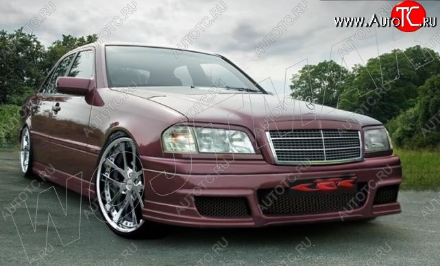 25 899 р. Передний бампер R1 Mercedes-Benz C-Class W202 дорестайлинг седан (1993-1997)  с доставкой в г. Вологда