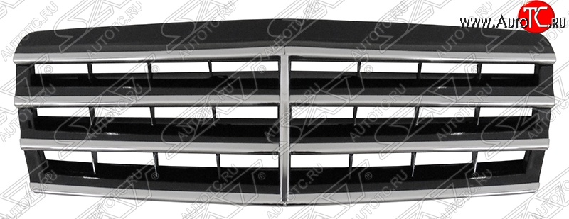 14 349 р. Решётка радиатора (SPORT BLACK) SAT Mercedes-Benz C-Class W202 дорестайлинг седан (1993-1997) (Неокрашенная)  с доставкой в г. Вологда