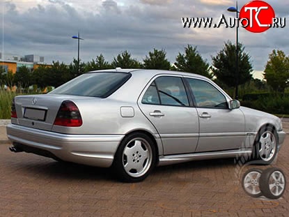 11 399 р. Задний бампер AMG Mercedes-Benz C-Class W202 дорестайлинг седан (1993-1997) (Неокрашенный)  с доставкой в г. Вологда