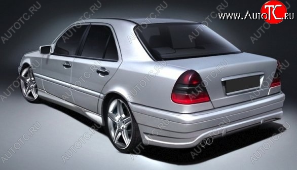 13 049 р. Задний бампер CSR Mercedes-Benz C-Class W202 дорестайлинг седан (1993-1997) (Неокрашенный)  с доставкой в г. Вологда
