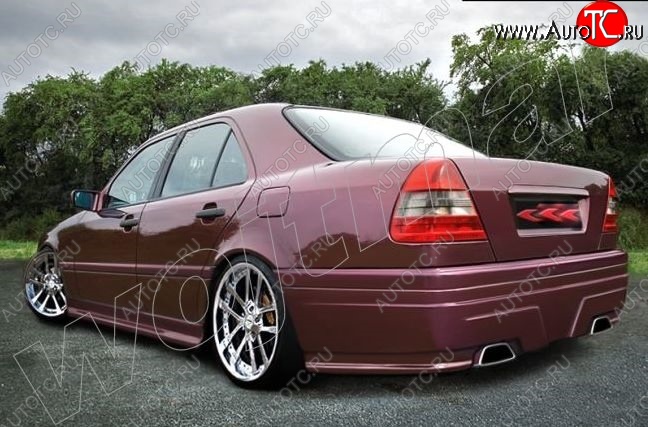 28 499 р. Задний бампер R1 Mercedes-Benz C-Class W202 дорестайлинг седан (1993-1997)  с доставкой в г. Вологда