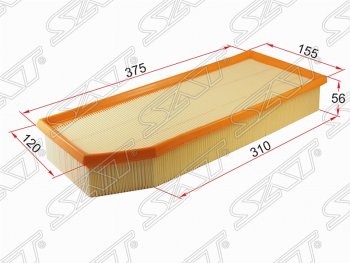 Фильтр воздушный двигателя (diesel) SAT (375/310х155/120х56 mm) Mercedes-Benz E-Class W210 дорестайлинг универсал (1996-1999)